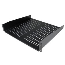 StarTech.com CABSHELFV 2U 16in Vented Fixed Rack Shelf 50lbs Max Capacity