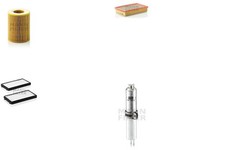 Inspektionspaket Filtersatz XL MANN-FILTER Leitungsfilter Filtereinsatz für E65