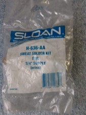 Sloan sweat solder kit for 3/4" supply urinal  H-636-AA