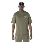 New Era NBA League Essential Oversized Tee T-Shirt Chicago Bulls Green