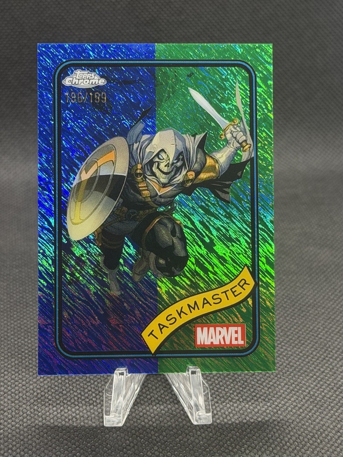 Topps Chrome Marvel 2025 | Taskmaster Blue And Green /199 | #17