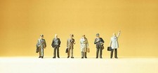 Échelle N Hommes D'Affaires En Manteaux (6) Ensemble Figurine Preiser 79114