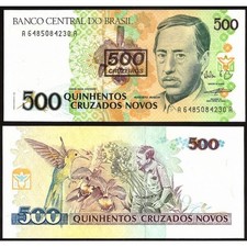 BRAZIL 500 Cruises on 500 Crusaders New 1990 - UNC - Pick 226b