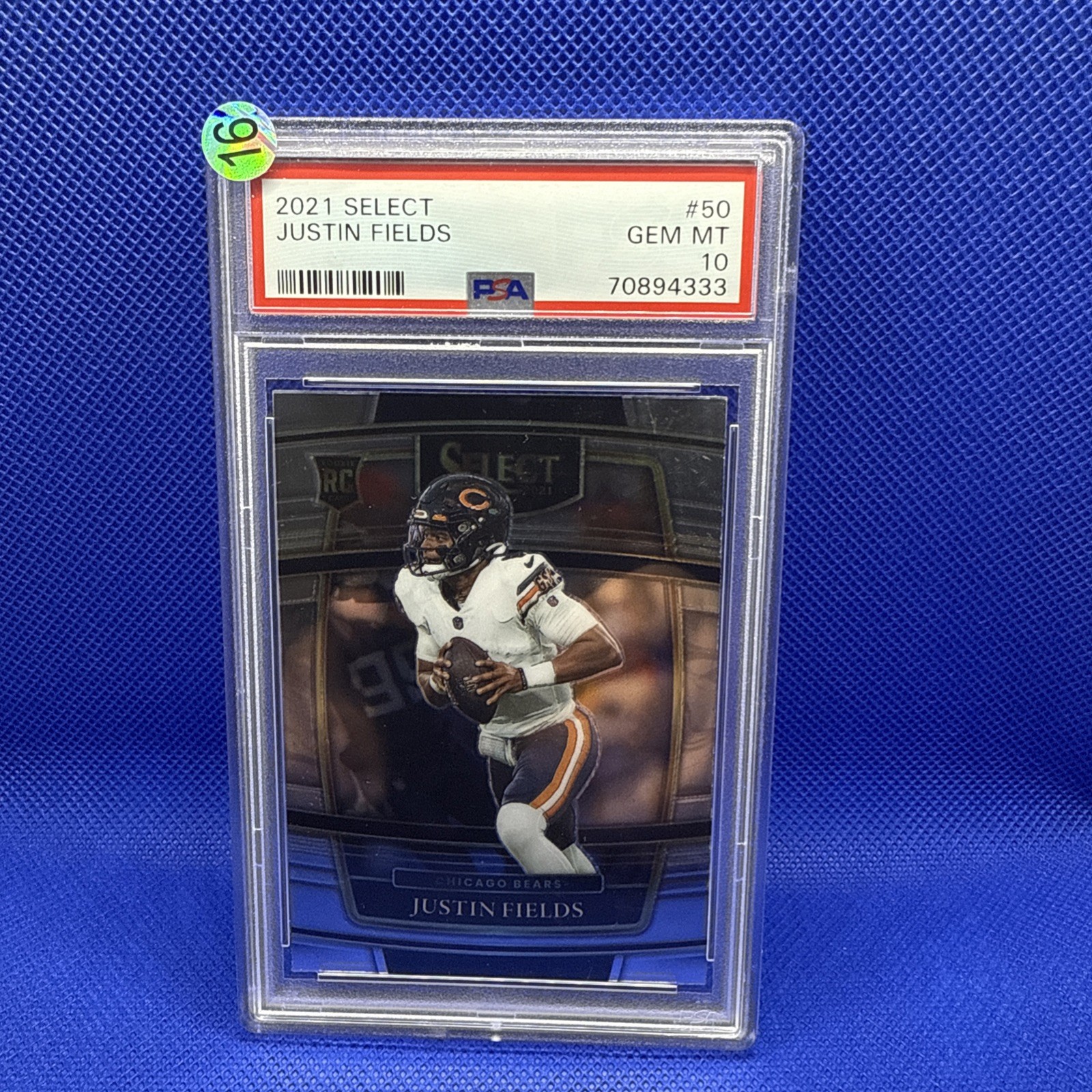 2021 Panini Select - Concourse Justin Fields #50 (RC)