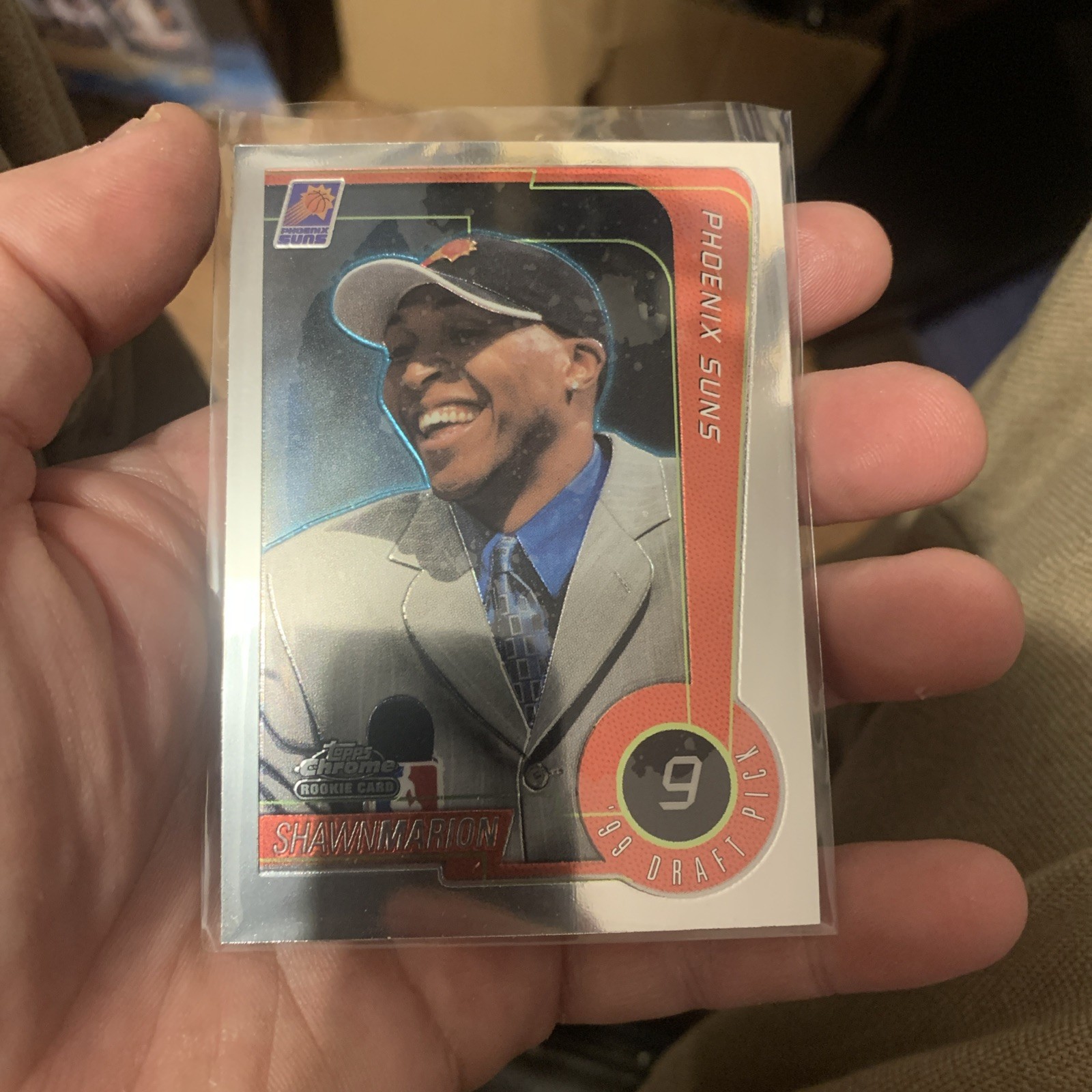 1999-00 Topps Chrome - '99 Draft Pick Shawn Marion #120 Refractor (RC)