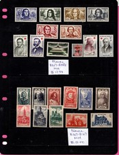 Frankreich, wirklich schöne Halbpostsätze, MH (2903