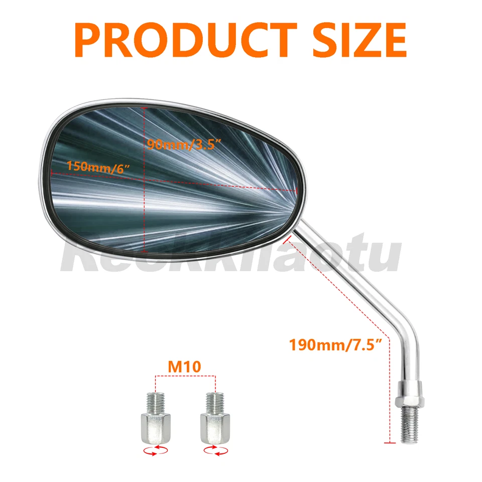 Espejos retrovisores para moto BMW K1200R/K1300R/R1100GS/R1100S/R1100SA/R1150GS Foto 3 de 4