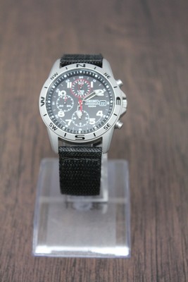 Seiko Chronograph 100m 7T92-0DX0   Sportliche Herrenuhr, voll funktionsfähig