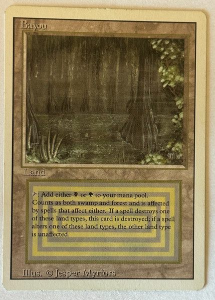 Bayou Magic Revised Dual Land MTG