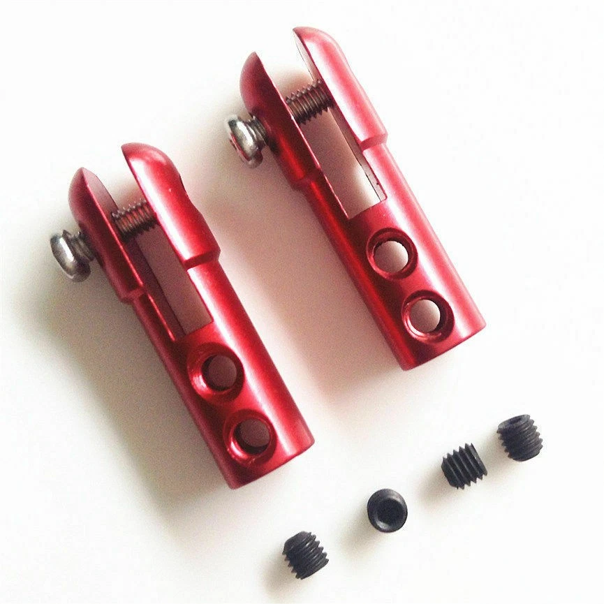 New 2Pcs CNC Aluminum Servo Rudder Arm Linkage Clip Adaptor for RC Boat - Image 4 of 4