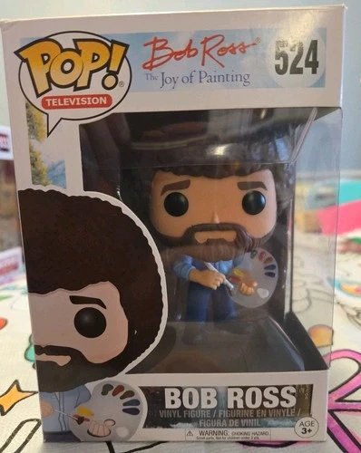 Funko Pop! Television Bob Ross "The Joy of Painting" #524 In Box!