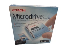 Hitachi 2 GB Microdrive + PC Card Adapter Kit (13G1785) NEW SEALED