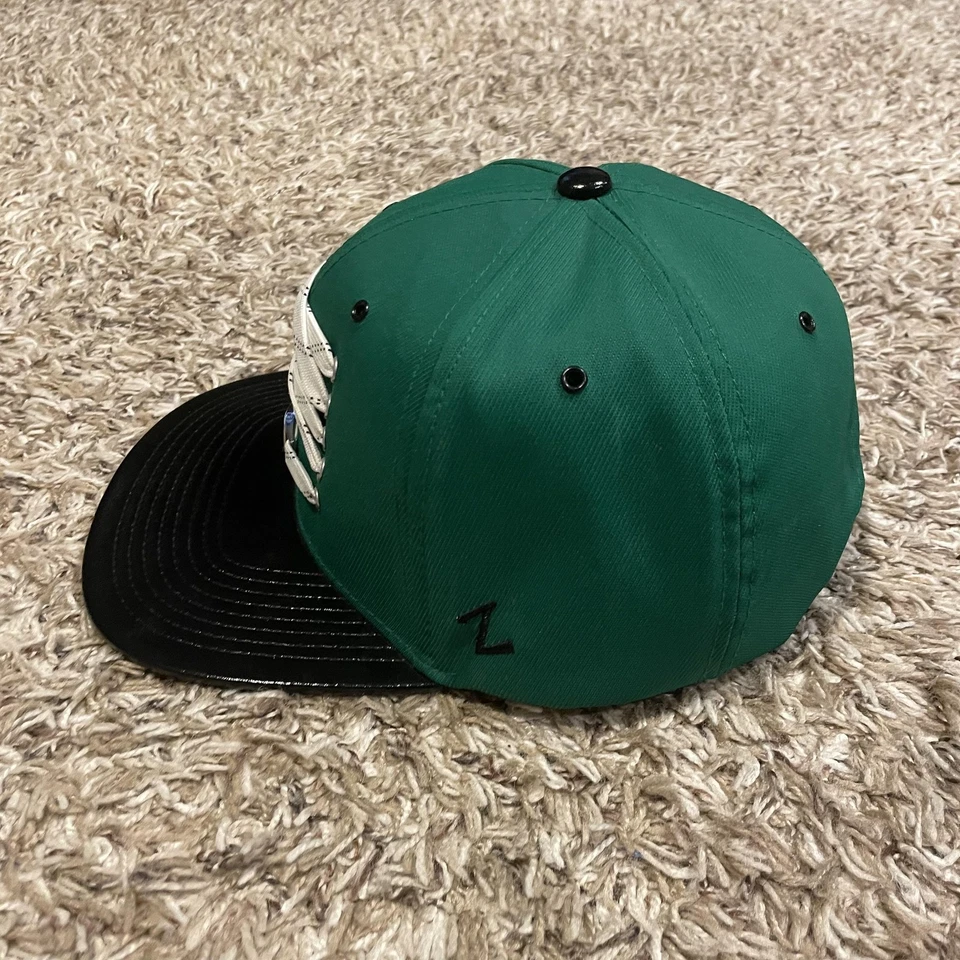 Dallas Stars Zephyr Lacer Hat Snapback Green Black NHL Hockey Laces Flat Bill - Image 4 of 4
