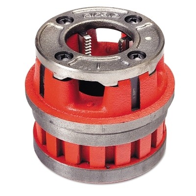 Manual Threading/Pipe and Bolt Die Heads Complete w/Dies, 2 in NPT, 12R, HS