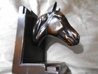 Vintage Metal Horse Nuart Bronzed Bookend ONE ONLY Horse FIgurine — photo 5