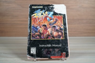 Final Fight 3 SNES Instruction Manual ONLY Authentic Nintendo OEM