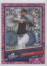 2020 Panini Donruss The Rookies Pink Fireworks Dylan Cease #R-2 09x3