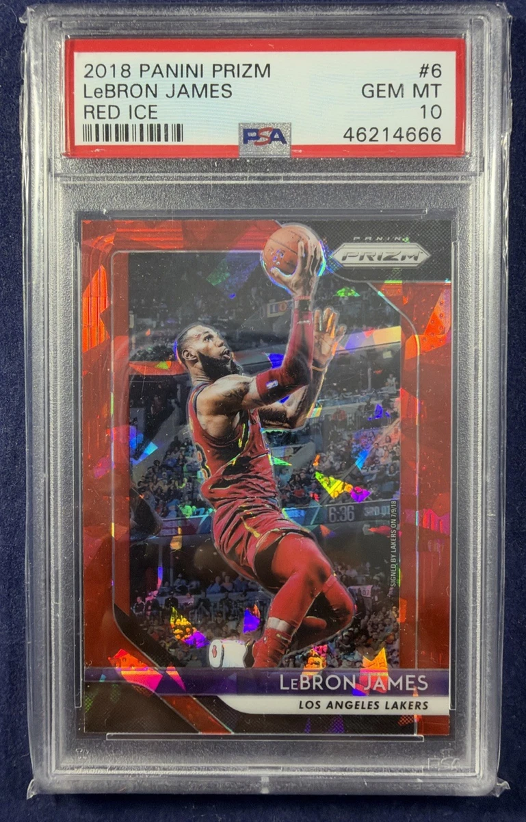 Panini LeBron James 10 Graded Basketball Sports Trading Cards