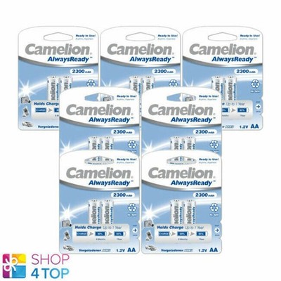 14x Camelion AA Rechargeable Batteries 2300mAh NiMH 1.2V AlwaysReady