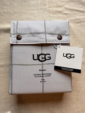 UGG Haven Full Sheet Set Stone Grid Cooling Technology OEKO-TEX Certified