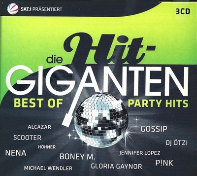 DIE HIT-GIGANTEN - BEST OF PARTY HITS - 3 CD'S 2016 - BUGGLES,CHIC,NENA,TACO