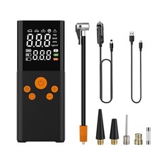 Portable Air Compressor Tire Inflator 150PSI 6000mAh Air Pump for Car Motorcycle