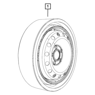 For Chrysler Pacifica 2017-2025 Chrysler 4726720AC Spare Tire