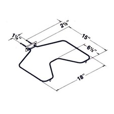 Range Kleen 7508 Oven Bake Element - Fits GE And Hotpoint