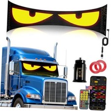 LED Eyes for Truck Windshield - 52.4x7.6" Devil Eyes Light