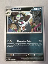 Pokemon TCG * Mega Evolution * 92/132 Grafaiai REVERSE HOLO COMMON * FRESH PK