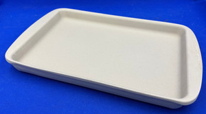 Pampered Chef Medium Stoneware Bar Pan #1449 - 8" x 11 1/2"