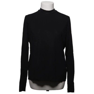 Envii, Langarmshirt, Größe: S, Enmy Ls Tee, Schwarz, Cupro/Elasthan #ElY