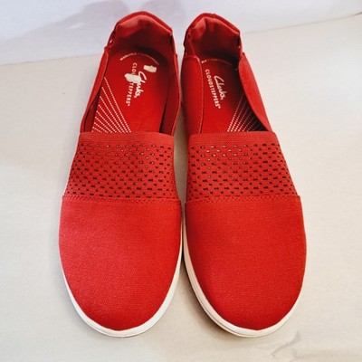 Womens Cloud Stepper Breeze Red Size 10W