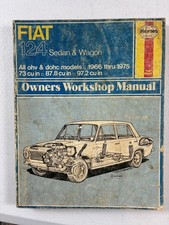 Haynes Fiat 124 Sedan Wagon Workshop Manual 1966-1975 0856965081 Haynes Fiat 124 Sedan Wagon Workshop Manual 1966-1975 0856965081