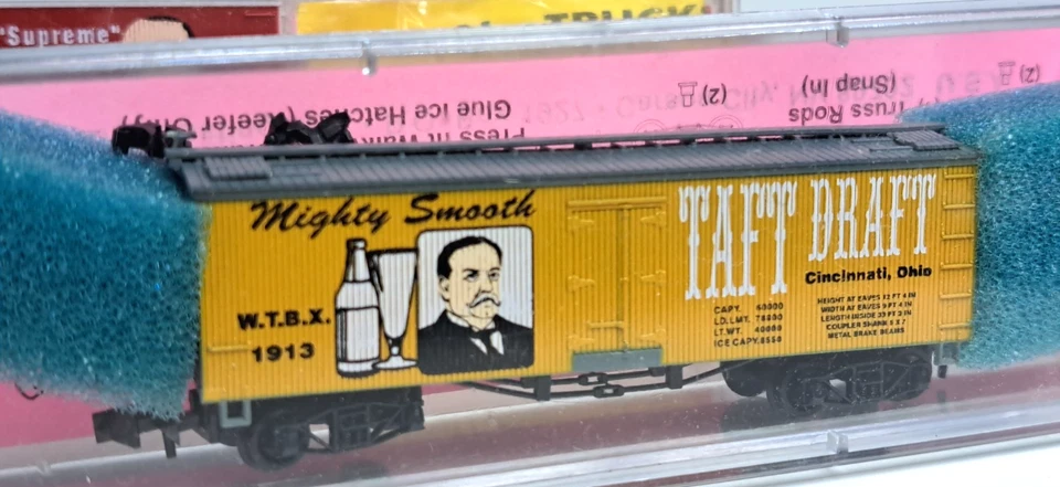 Roundhouse NScale Лот из 3 36' Рекламных щитов Reefer Ikes Georges Cherries Taft Draft - Изображение 4 из 4