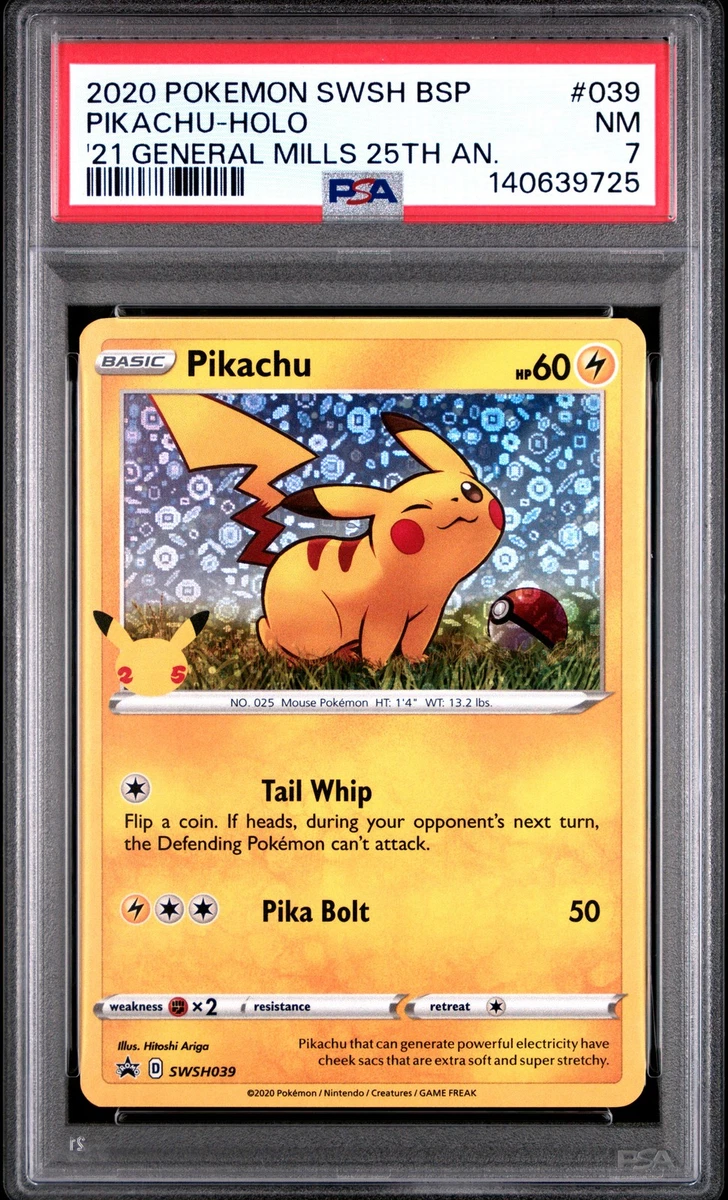 Pikachu Pokémon TCG Individual Trading Card Games General Mills
