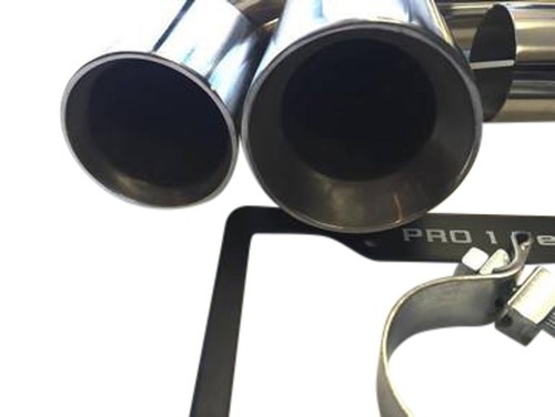 Fit Porsche 911 996 Carrera & GT3 98-04 Top Speed Muffler Bypass Pipes Quad Tips - Picture 3 of 8
