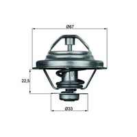 Thermostat KüHlmittel Mahle TX 24 80D KüHlung