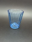 Aunt Polly Blue Depression Glass Tumbler. U.S. Glass