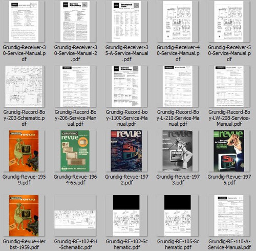 Grundig Servicehandbücher Schaltplanbesitzer riesige Mega Sammlung 814 Dateien PDF DVD - Bild 5 von 7