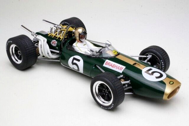 MCG 1/18 BRABHAM BT20 #5 JACK BRABHAM 2ND MEXICAN GRAND PRIX MEXICO 1966 18608F