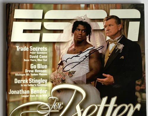 Mike Ditka signed ESPN Magazine Saints Bears nfl beckett coa - Picture 10 of 12