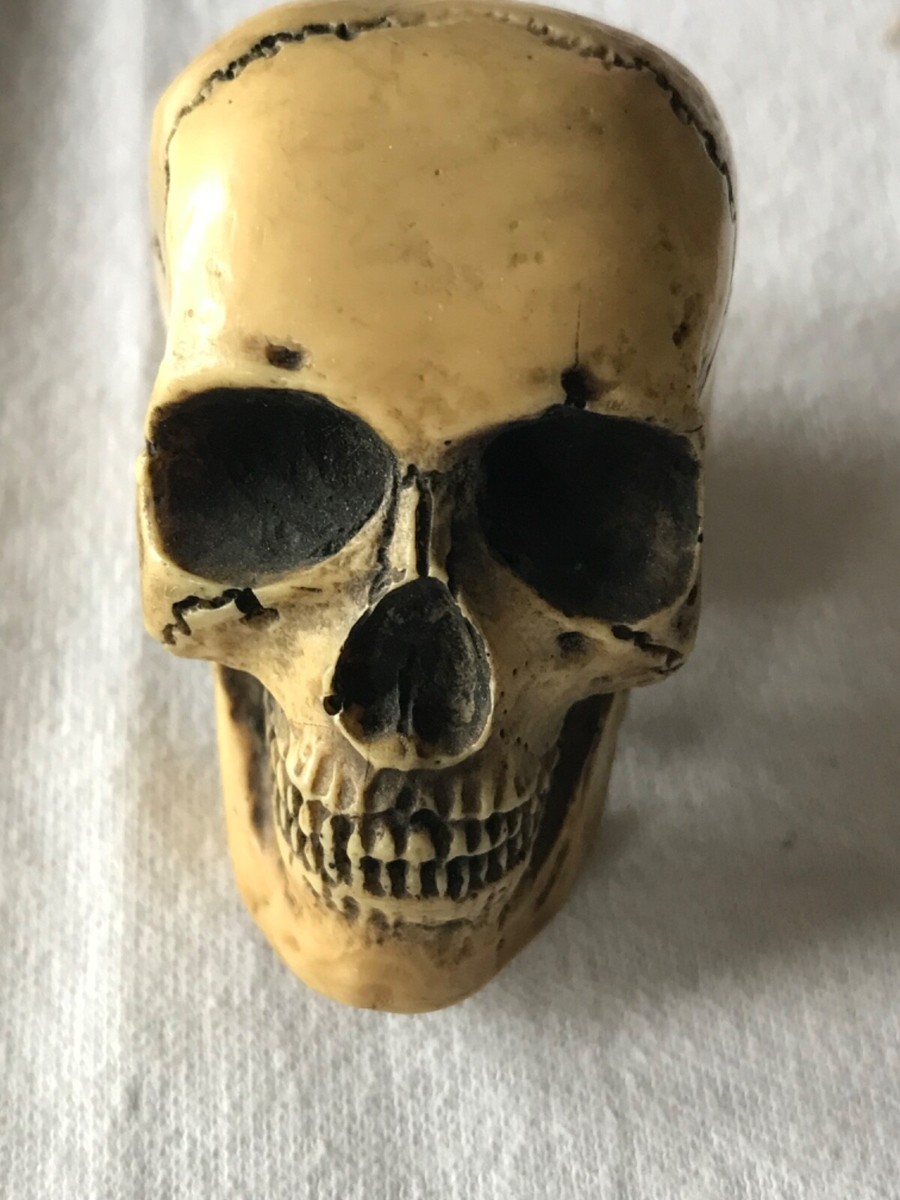 ビンテージ　昭和レトロ　70s ミッドセンチュリー　モダンアート　SKULL 額 Antique Victorian Memento Mori Skull, hand carved-Super rare | eBay