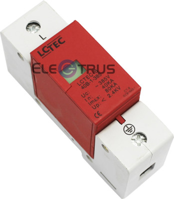 Hager Überspannungsableiter 4P TNS/TT - 40kA SPE440 Hager Überspannungsableiter 4P TNS/TT - 40kA SPE440