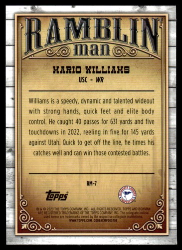 2023 Bowman Chrom U Fußball-Einsätze *WÄHLEN SIE IHRE KARTE* (Retro, Risers, Ramblin) - Bild 23 von 79