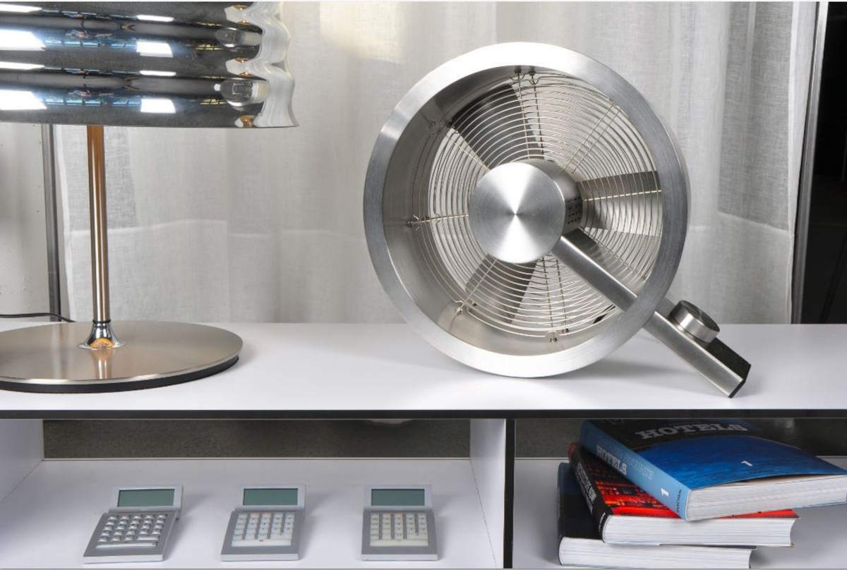 Ventilateur de sol chrome 30,5 cm