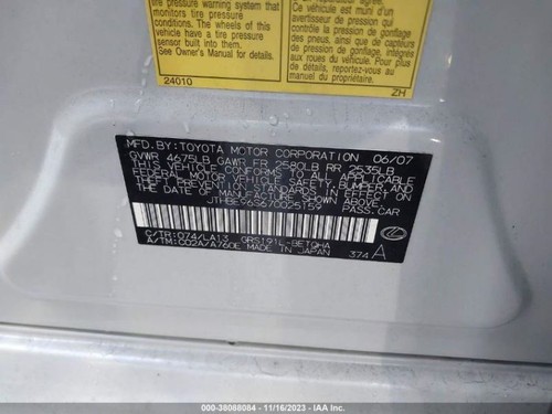 Air Cleaner Fits 07-11 LEXUS GS350 967518 - Picture 9 of 12
