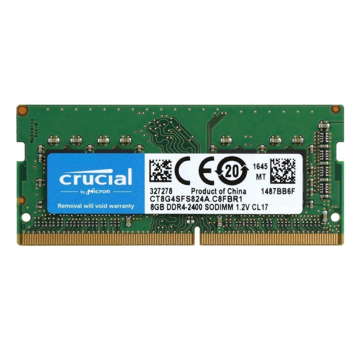 Crucial 32GB 4X 8GB DDR4 2400MHz PC4-19200 Laptop SODIMM Memory