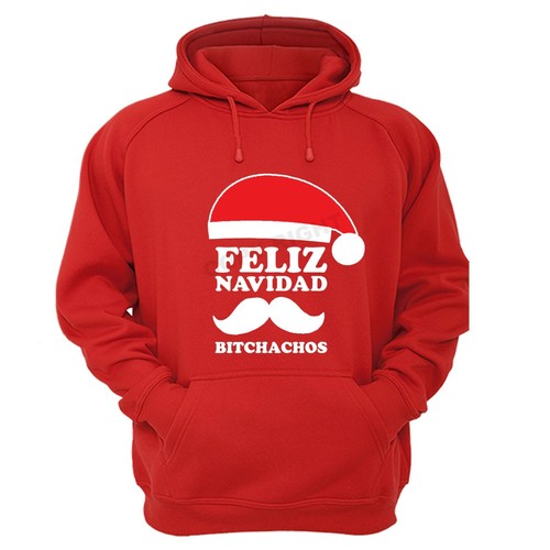 Feliz Navidad Bitchachos - UGLY CHRISTMAS Sweater Men Women HOODIE - Bild 9 von 9