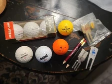 7 Spalding Air-Flite & Top Flite Golf Balls Plus Tweco Adv & Logo Pencils Ect